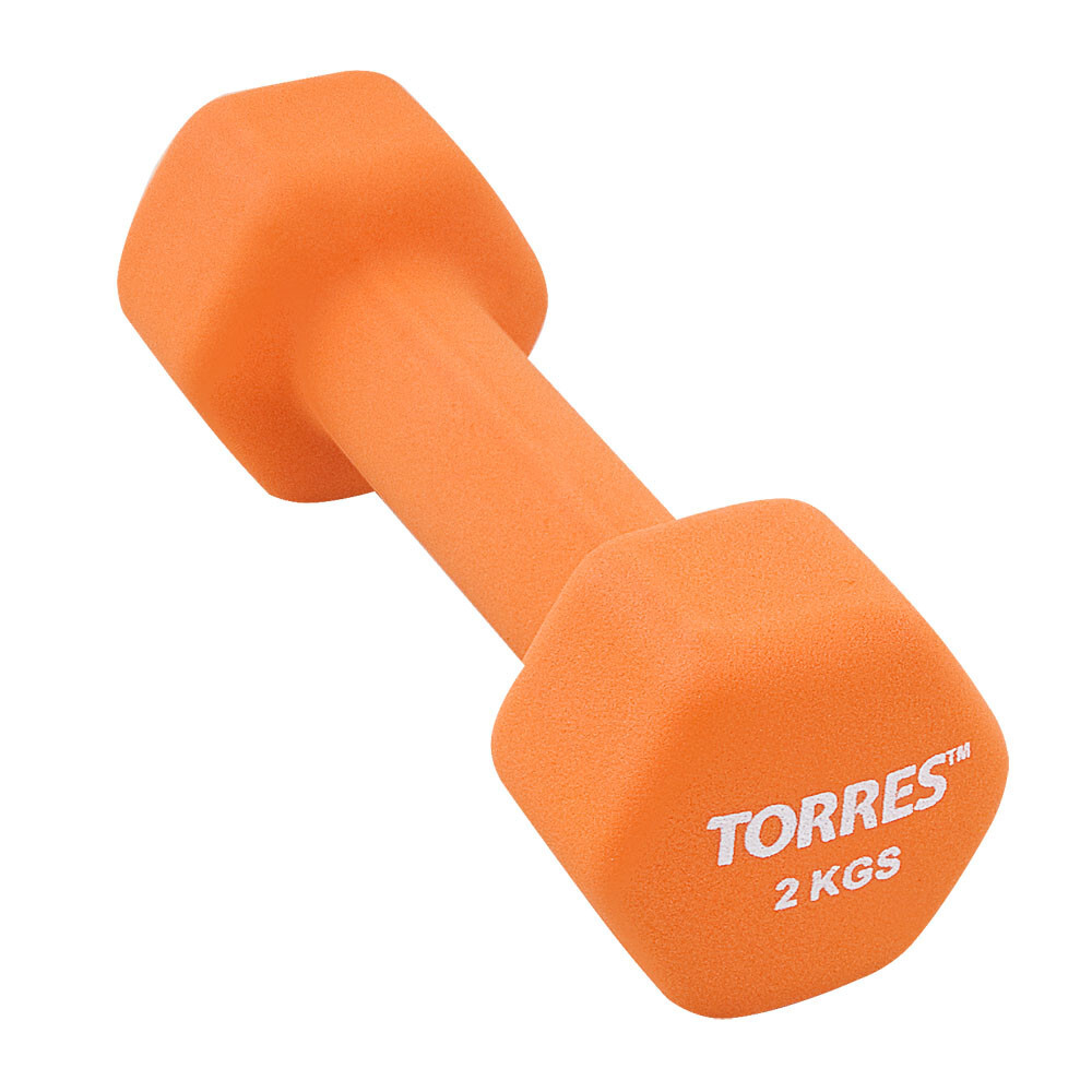 Гантель неопреновая TORRES 2 кг арт.PL55012