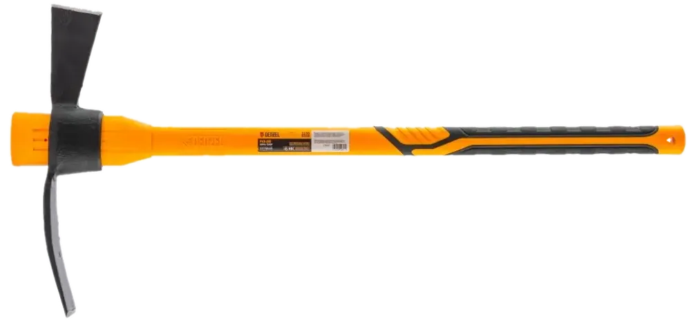 Кирка-топор 2250 г, фиберглассовая обрезиненная рукоятка 900 мм Denzel, 21837