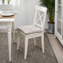 IKEA VIPPÄRT  (ИКЕА ВИППÄРТ)  -  Подушка для стула, бежевая, 38x38x6,5 см