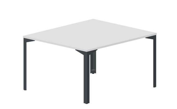 Составной стол на 2 рабочих места 118х136,6х75см, без отверстий