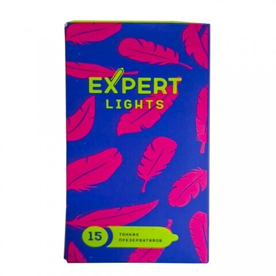 Презервативы EXPERT LIGHTS № 12+3 (ультратонкие), 12+3 шт.