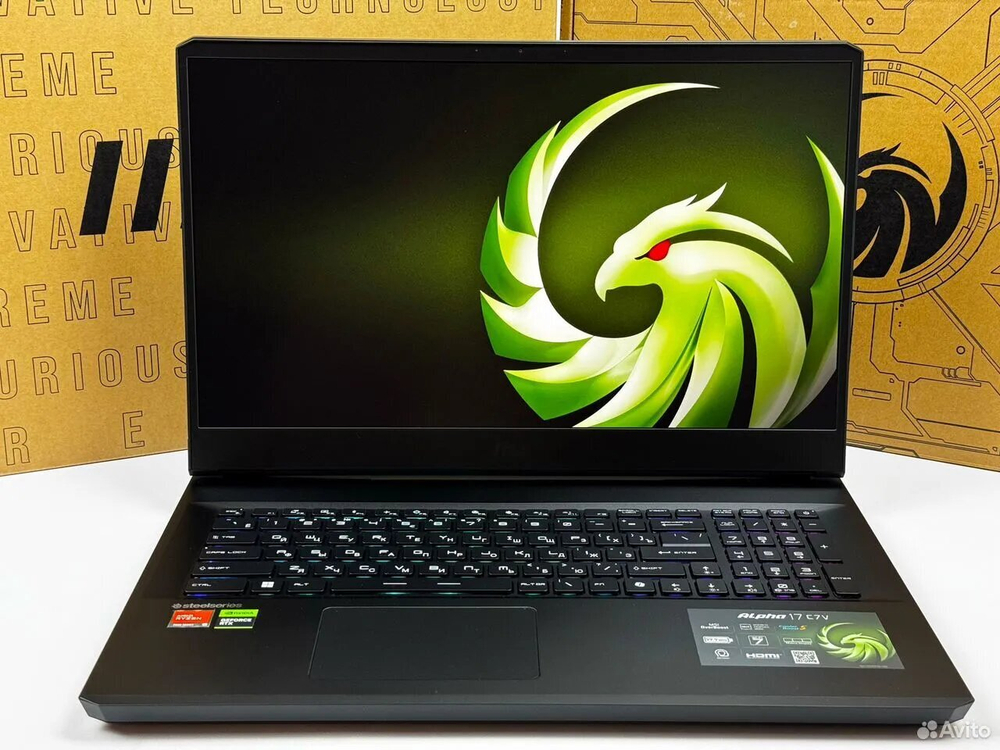 Игровой ноутбук MSI Alpha 17 Ryzen 9 7945HX RTX 4060 16GB 1TB 17.3" 2.5K 240Hz Win11 Русско-Английская клавиатура