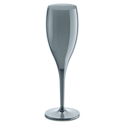 Набор бокалов для шампанского superglas, cheers, no 1,100 мл, акрил, серый, 4 шт.