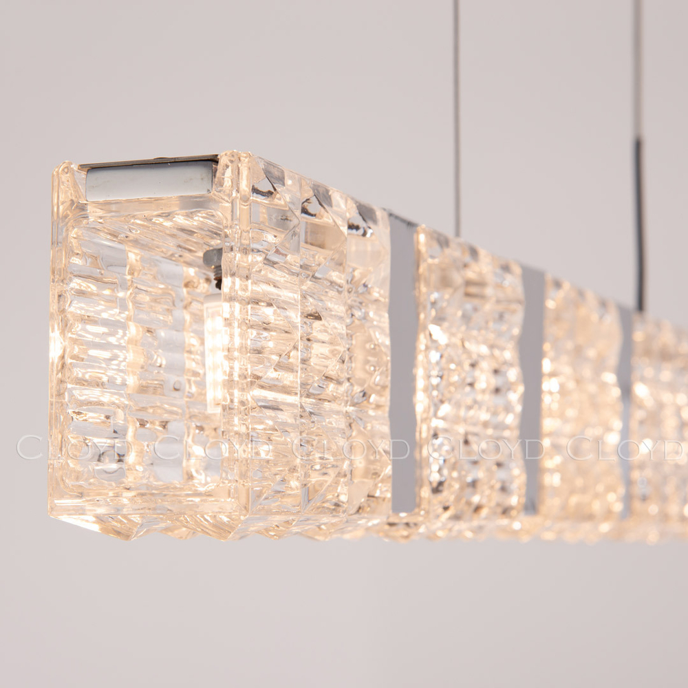 Подвесной светильник Cloyd CORUND-A P8 / шир. 116 см - хром (арт.10929)