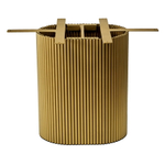 Стол Festa 140x85x77см, керамогранит Calacatte gold мрамор