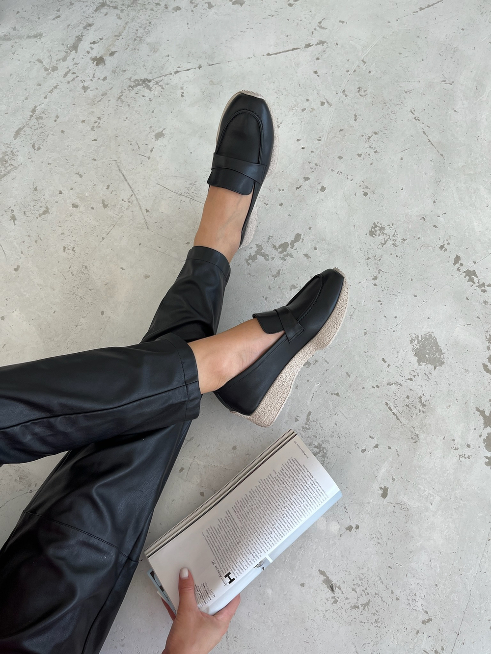 Мокасины из мягкой кожи