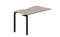 Стол 118х68х75см (эргономичный вырез) - приставной элемент