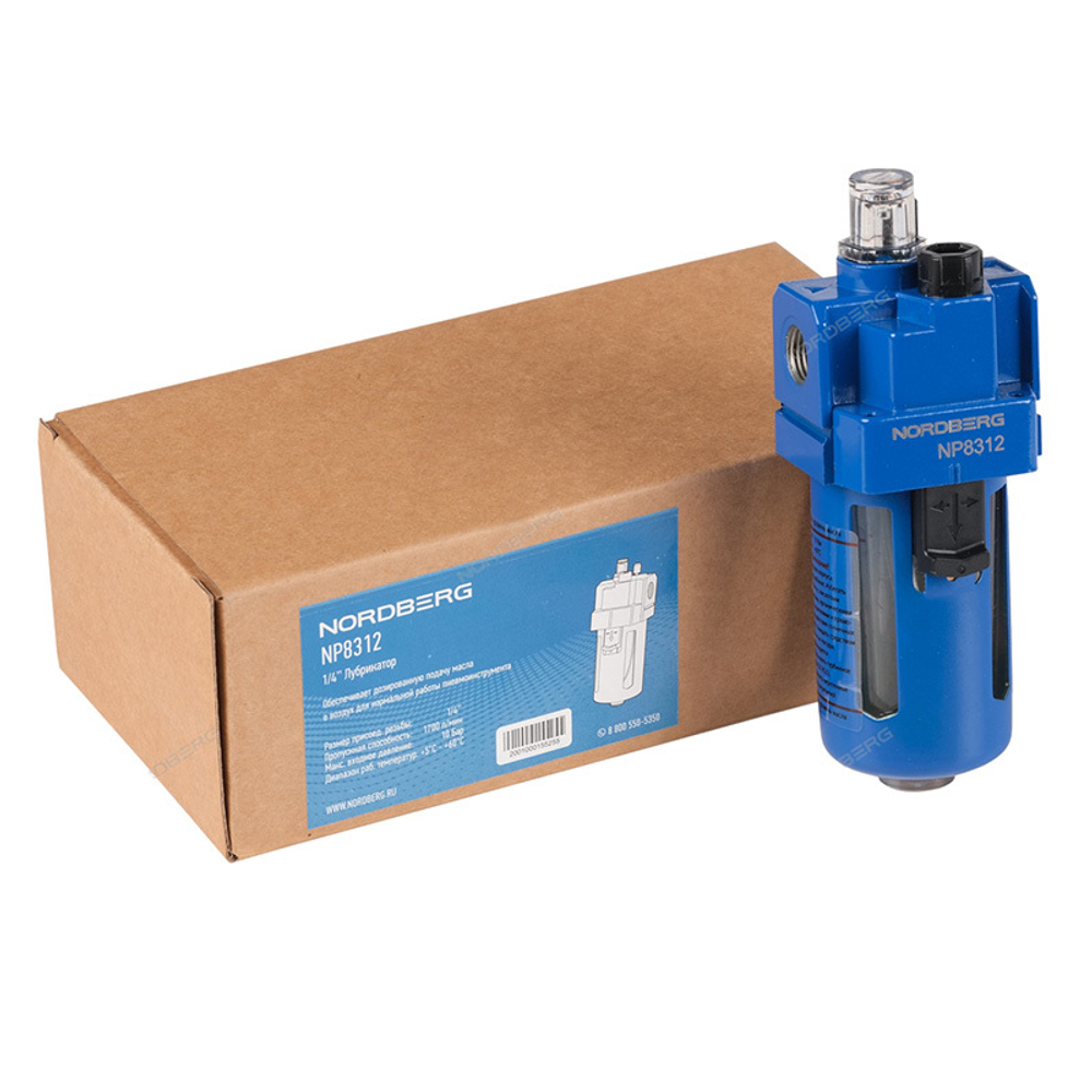 NORDBERG (NP8312) Лубрикатор 1/4", 1700 л/мин