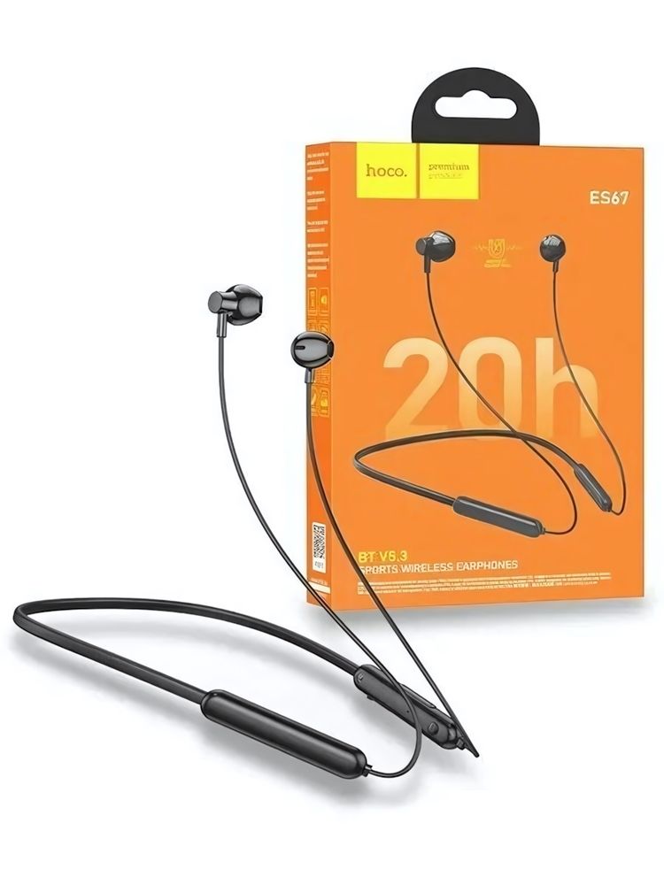 Bluetooth - гарнитура HOCO ES67, вкладыши, BT5.3, 130mAh Black
