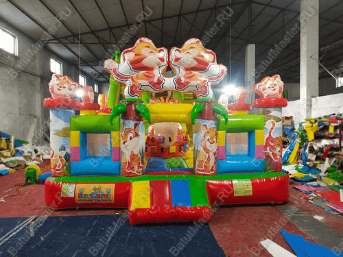 Коммерческий батут "Тигриная страна Экстра", 10*5*5 м