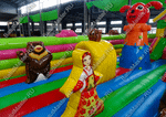 Коммерческий надувной батут "Маша и Миша" 11*7*3 м