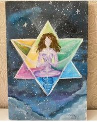 Tablo \ Картина \ Painting İşığın içində mən