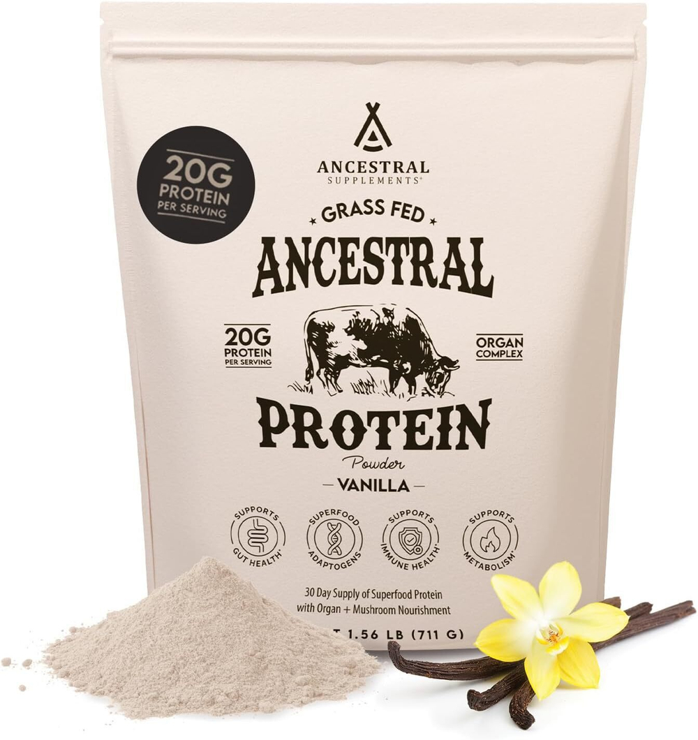 Ancestral Supplements - Ancestral Protein Powder Vanilla 711 gr