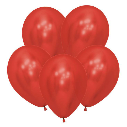 S 18" Зеркальные Рефлекс-Кристалл Красный / Reflex Crystal Red / 5 шт.