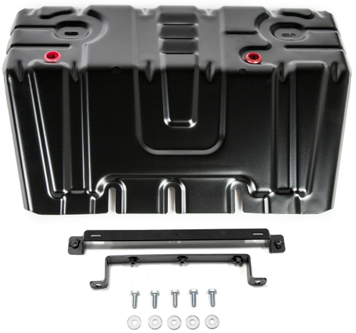 Защита радиатора АвтоБроня для Lexus GX 460 (V - 4.6) 2009-2013 2013-н.в./Toyota Land Cruiser Prado 150 (V - 2.7; 3.0D; 4.0) 2009-2013/Toyota Land Cruiser Prado 150 рестайлинг (V - 2.7; 2.8D; 3.0D; 4.0) 2013-2017/Toyota Land Cruiser Prado 150 рестайлинг (V - 2.7; 2.8D; 4.0) 2017-2020 2020-н.в., штампованная, сталь 1.8 мм, с крепежом, 111.09516.1