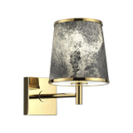 5064/1W MODERN ODL24 203 античн.бронза/серо-беж./металл/натур.камен."шпон" Бра E27 LED 1*5W BERGI