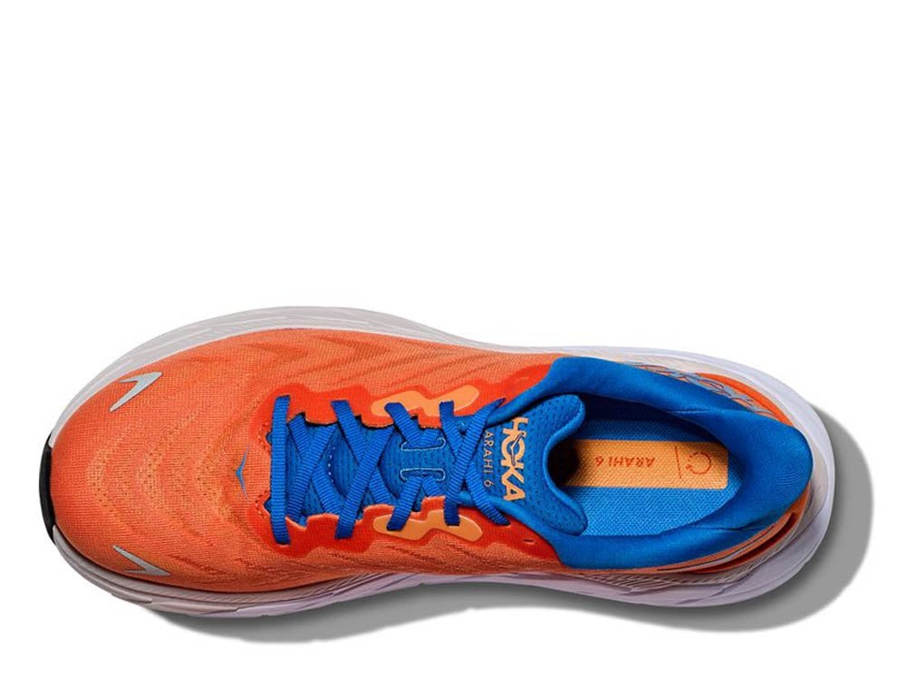 Кроссовки для бега мужские Hoka Arahi 6 M Оранжево-синие