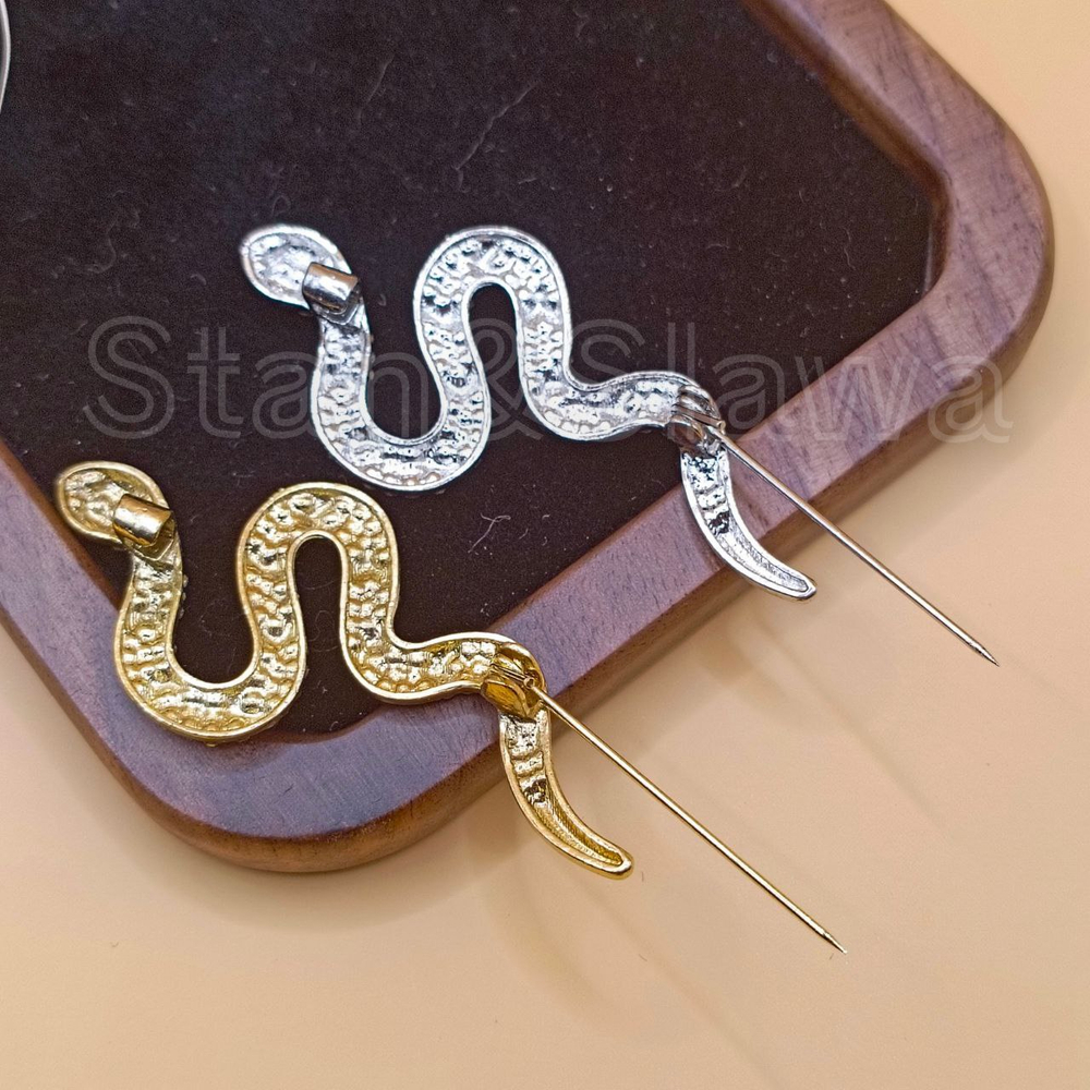 Брошь"Змея"