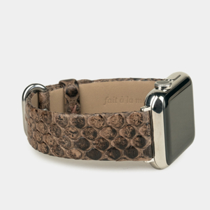 Ремешок для Apple Watch 42/44mm Classic из кожи питона бежевого цвета