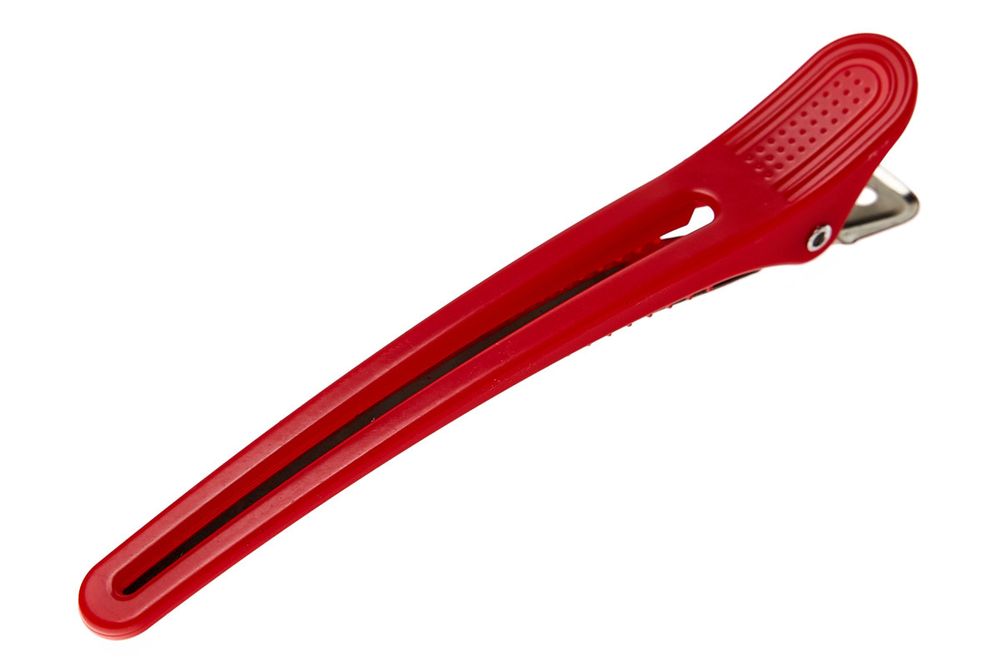 Зажимы для волос Harizma, алюминий/пластик, цветные, 10см (h10898-mix)