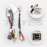 Комплект рамки с разъёмами 9" Nissan Qashqai J10 2006-2013 (F2), Dualis