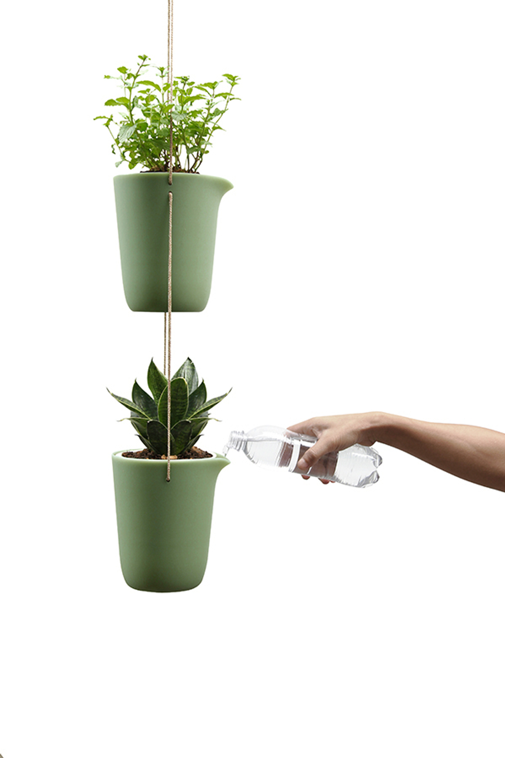 Горшок для полива растений Qualy Oasis Round Pot S