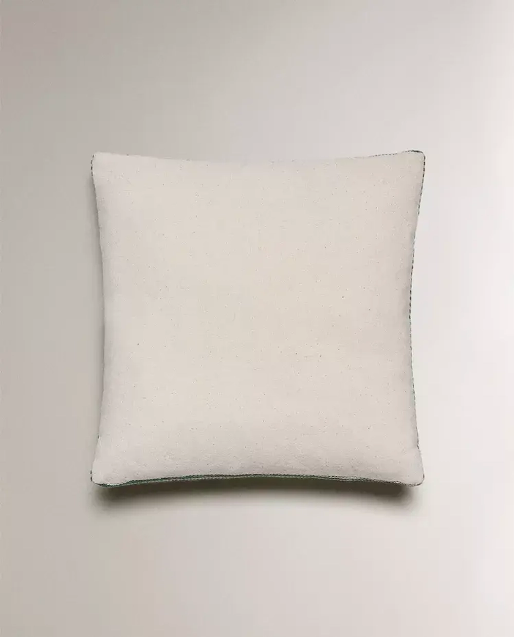 ZARA HOME ДЕТСКАЯ ПОДУШКА С ВЫШИВКОЙ В ВИДЕ БУКВЫ "А", СИНИЙ