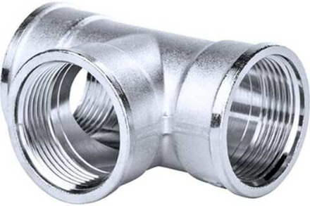 Тройник хром.3/4" ВР