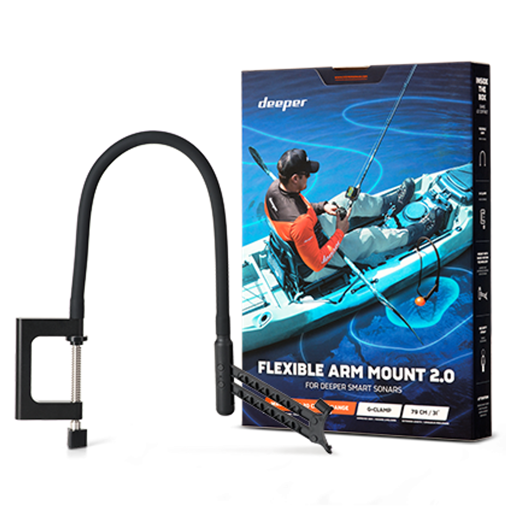 Крепление Deeper Flexible Arm Mount 2.0 для лодки