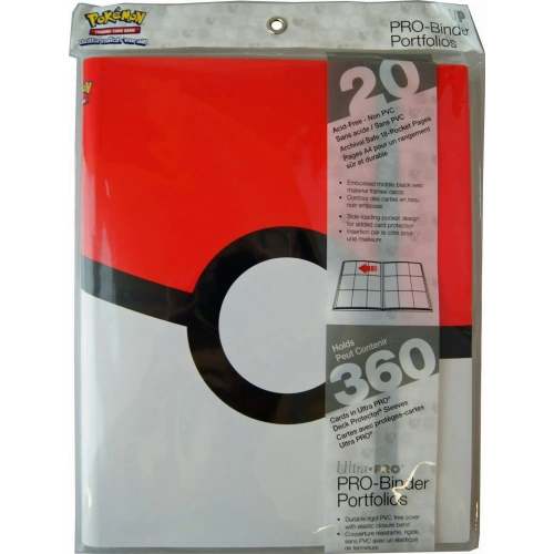 Альбом для хранения карт Pokeball 9-Pocket PRO-Binder
