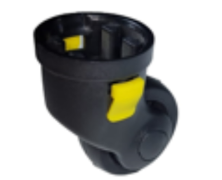 Колесо PLG-K 004, d48, черный