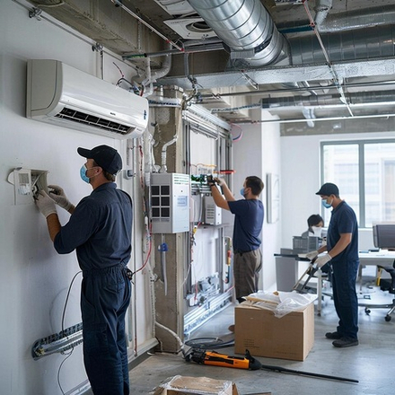 Установка климатических систем