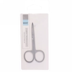 Ножницы маникюрные из нержавеющей стали «Ультрамарин», цвет серебро, 4*9см.