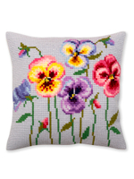 "Анютины глазки"-5384  подушка