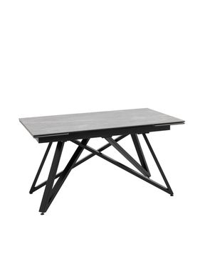 Стол обеденный Канкун раскладной 140-180*90 керамика серый