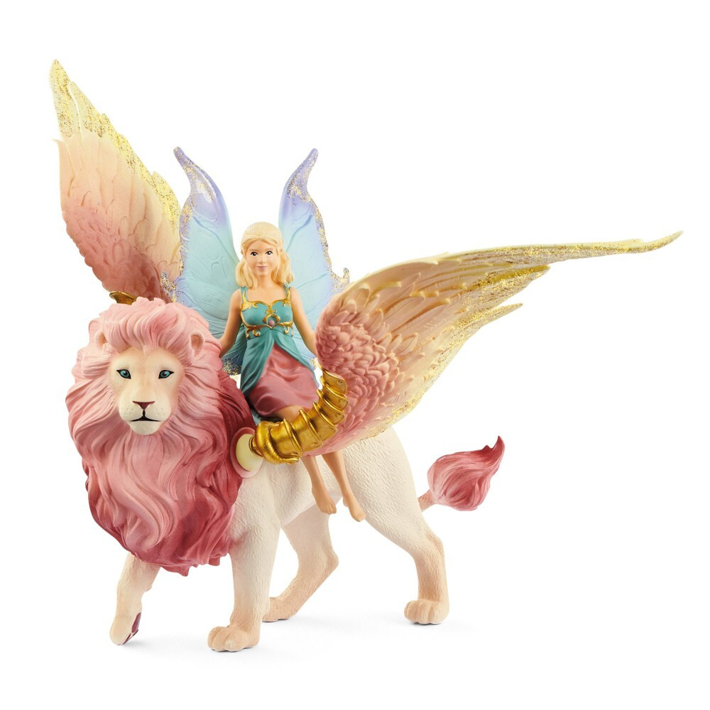 Schleich Эльфийский мир Bayala - Эльф на крылатом льве / артикул   70714  / GTIN 4059433570617