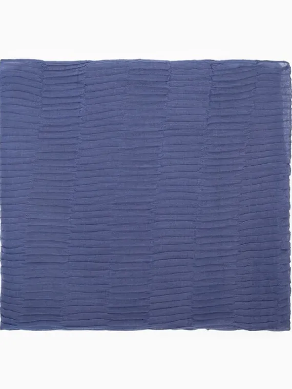 Снуд женский текстильный, цвет синий, размер 70х75