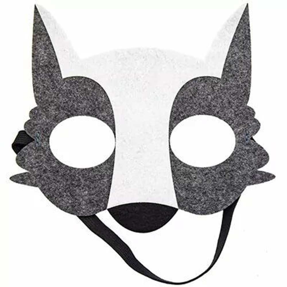 Маска фетр Волк