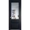 Межкомнатная дверь эмаль Profil Doors 2.5.3PD нэви блу остеклённая