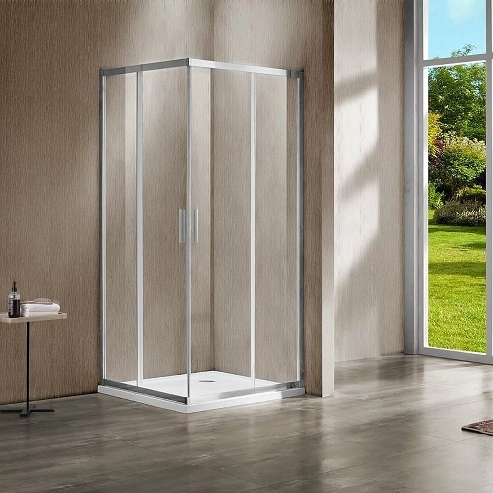 Душевой уголок Vincea Garda VSS-1G800CL 80x80 стекло прозрачное/профиль хром