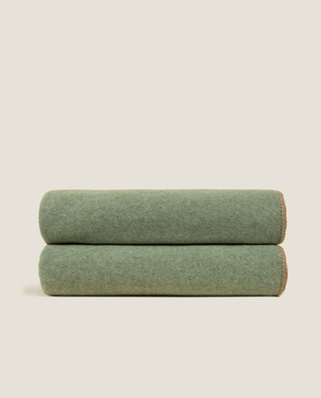 Плед 160х200 Frati Home Soft Bamboo Muschio зеленый