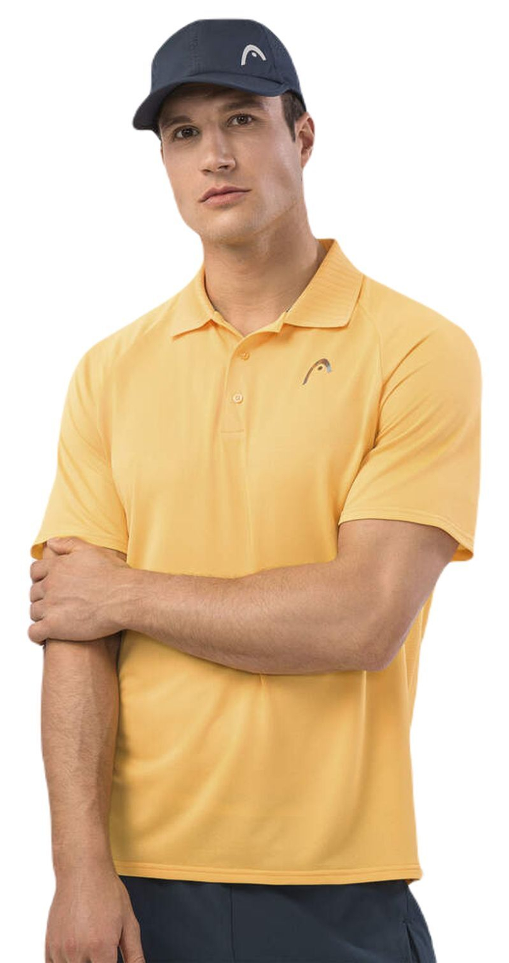 Теннисное поло Head Performance Polo Shirt - banana