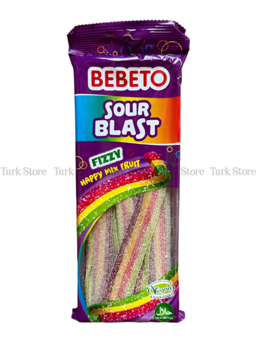 Жевательный мармелад Sour Blast  fizzy тутти-фрутти 180 гр