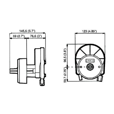 Привод рулевой T-67W (белый)