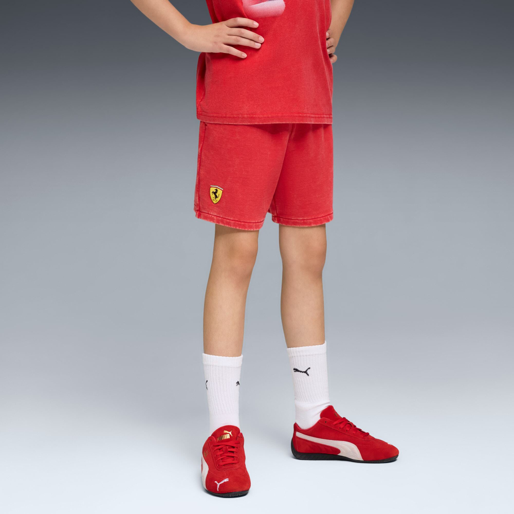 PUMA X SCUDERIA FERRARI СПОРТИВНЫЕ ШОРТЫ SPORTSWEAR, КРАСНЫЙ