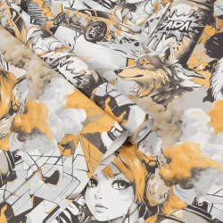 Обои виниловые HC72283-49 PALITRA HOME Anime, сюжетный рисунок размер 1.06 х 10.05 м