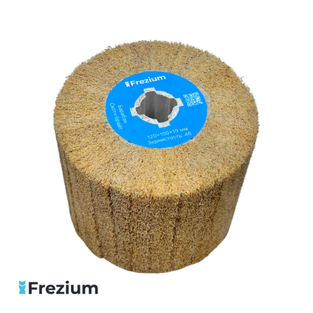 Барабан скотч-Брайт Frezium 120x100x19 мм Зернистость 46