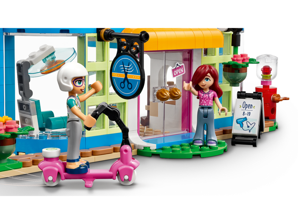 LEGO Friends 41743 — парикмахерская Хартлейк-Сити, стиль и игра