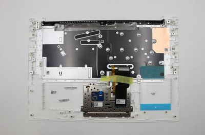 Верхняя панель с клавиатурой (топкейс) для ноутбука Lenovo 320s-15IKB белая, с подсветкой, раскладка-русская (5CB0N79628)