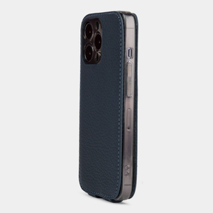 Чехол для iPhone 14 Pro Max из кожи теленка, цвета синий